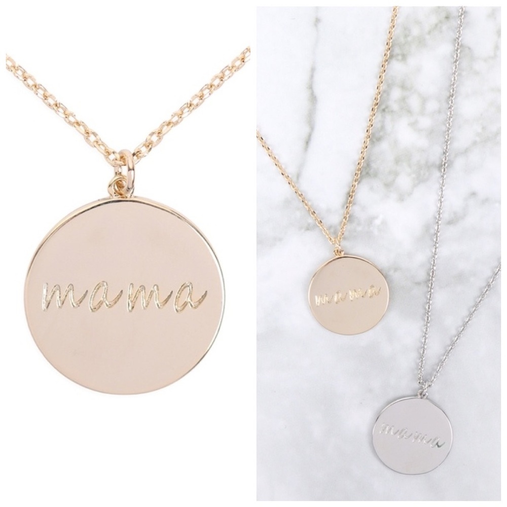 GOLD | Mama dainty coin necklace